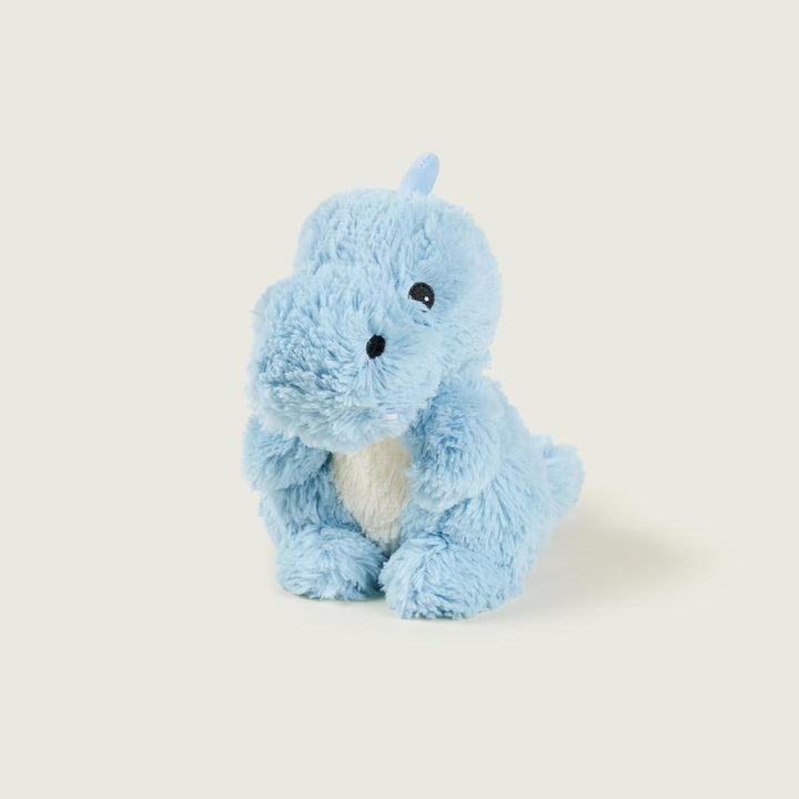 Warmies® Vollständig beheizbares Kuscheltier mit französischem Lavendel, Baby-Dinosaurier, blau