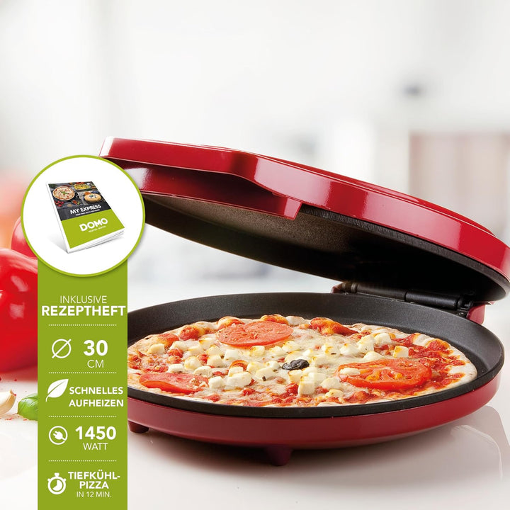Express Pizzapfanne Domo DO9177PZ, Tiefkühlpizza in 12min und viele andere