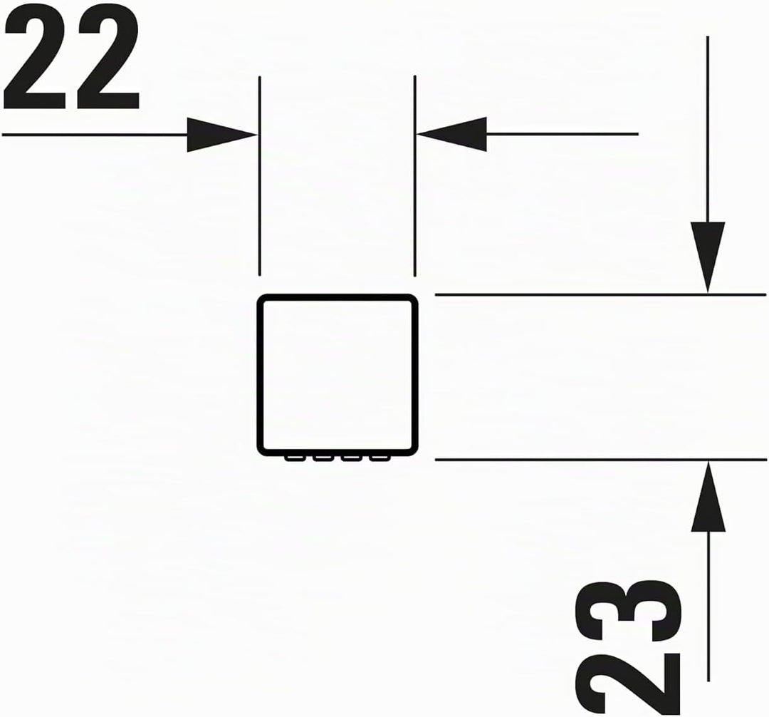 Duravit Universal Stabbrause, Duschkopf mit Strahlart Rain, Duschbrause eckig, Brausekopf reinigungs