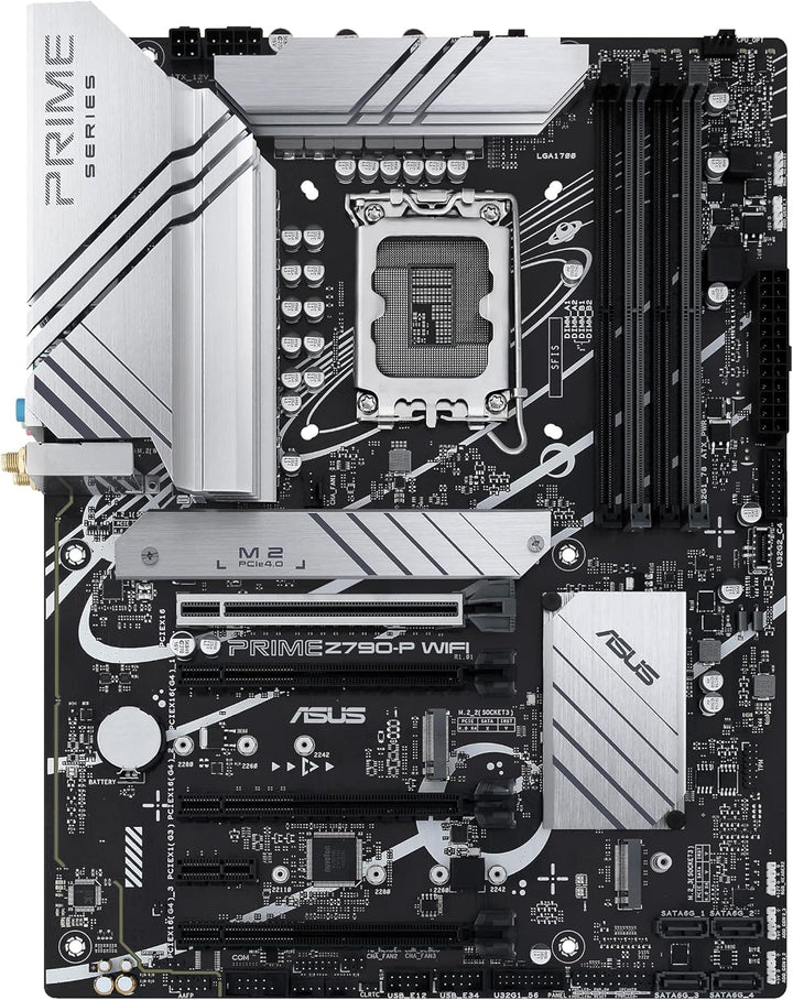 ASUS Prime Z790-P WIFI-CSM Mainboard Sockel Intel LGA 1700 (ATX, PCIe 5.0, DDR5, 3x M.2, WIFI 6, HDM