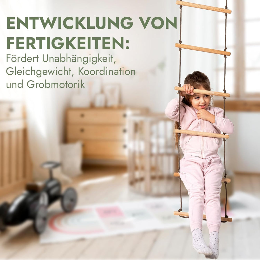Goodevas Kinder Spielset – Indoor Klettergerüst und Outdoor Jungle Gym für Jungen und Mädchen – Klet