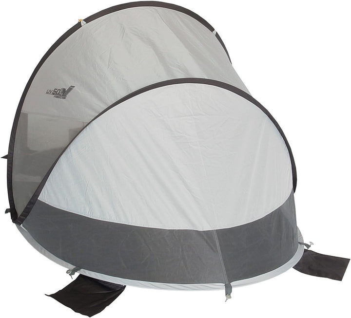 High Peak Unisex – Erwachsene Calobra 80 Strandmuscheln, Aluminium-dunkelgrau, 200x120x90cm
