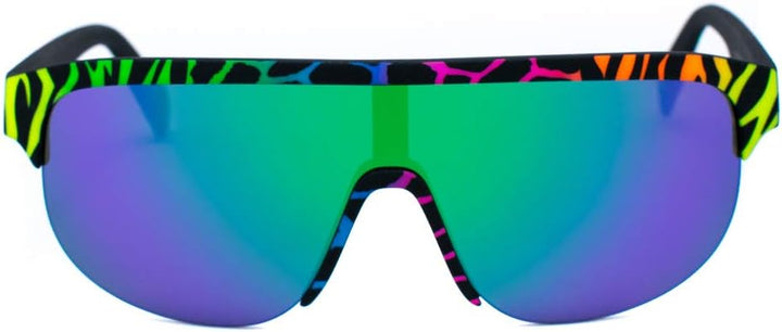 Italia Independent Unisex-Erwachsene 0911-ZEF-149 Sonnenbrille, Mehrfarbig (Amarillo/Verde), 135