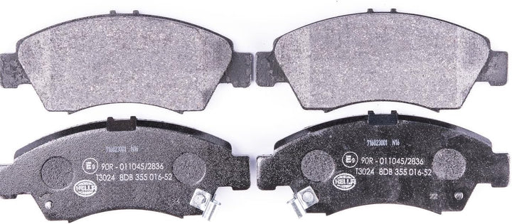 HELLA PAGID 8DB 355 016-521 Bremsbelagsatz - T3024 - Dicke/Stärke: 15.8mm - Bremssystem: Akebono - m