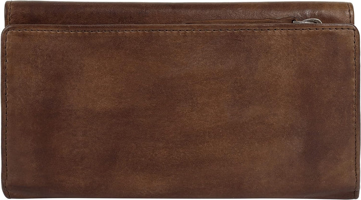 Spikes & Sparrow Geldbörse Echt Leder Cognac Damen - 021749