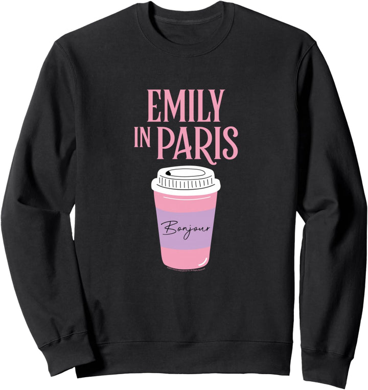 Emily in Paris Kaffeetasse & Logo Sweatshirt