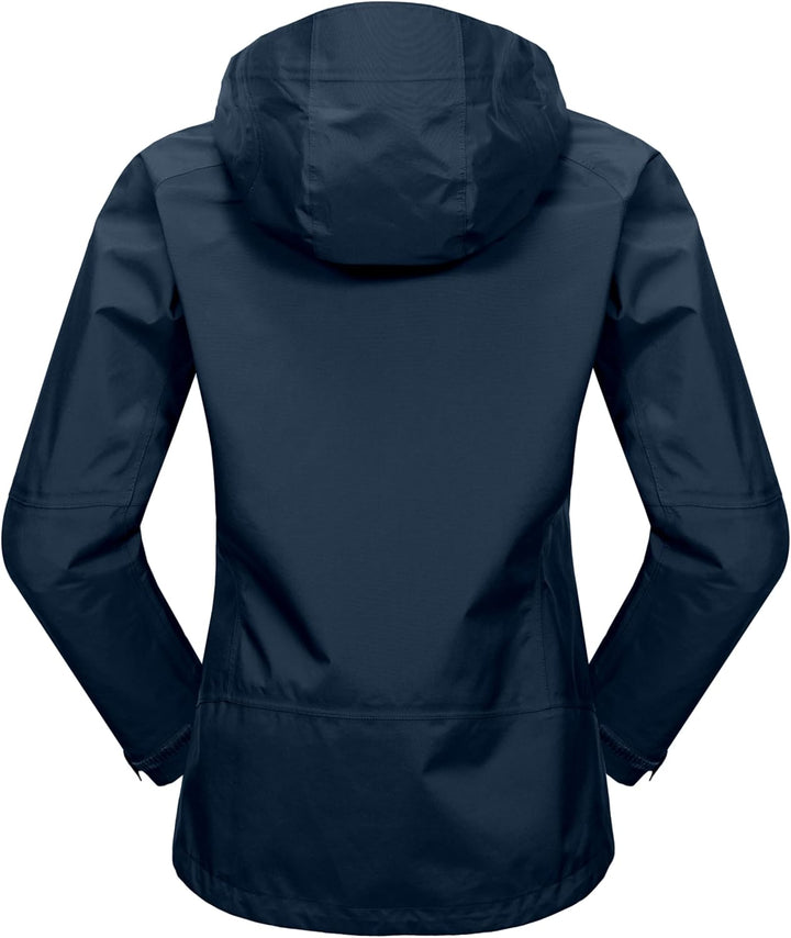 Little Donkey Andy Damen wasserdichte Regenjacke Leichte atmungsaktivem Regenjacke für Outdoor-Windb