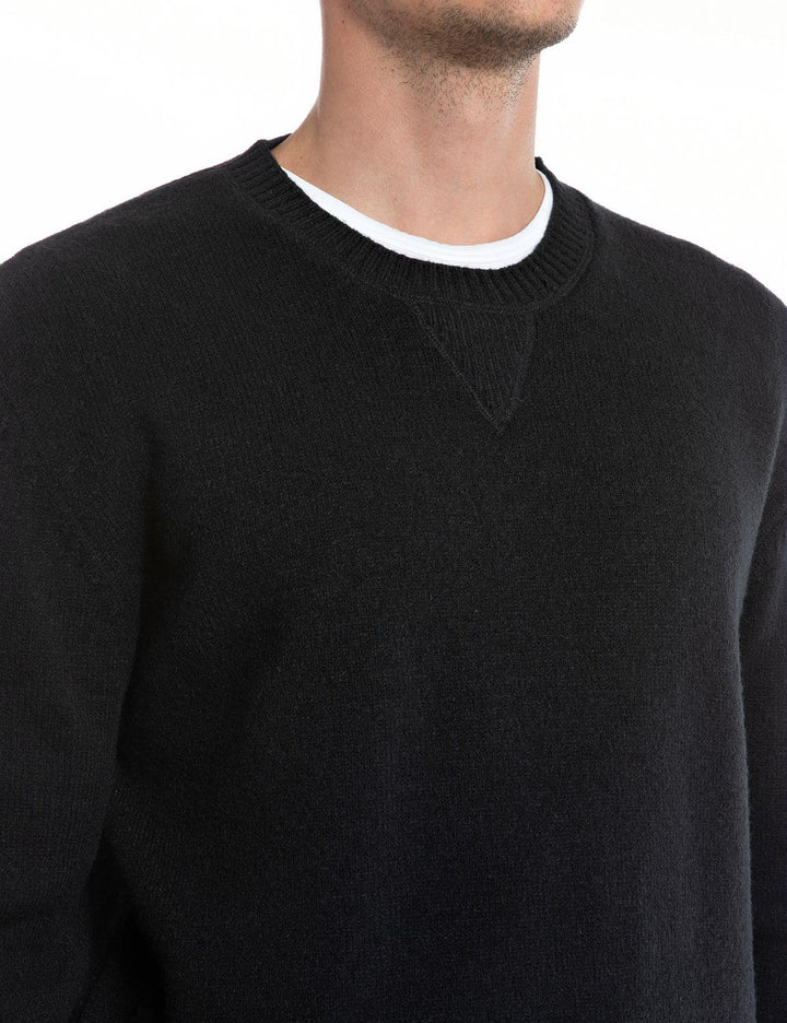 Replay Herren Pullover M 098 Black, M 098 Black