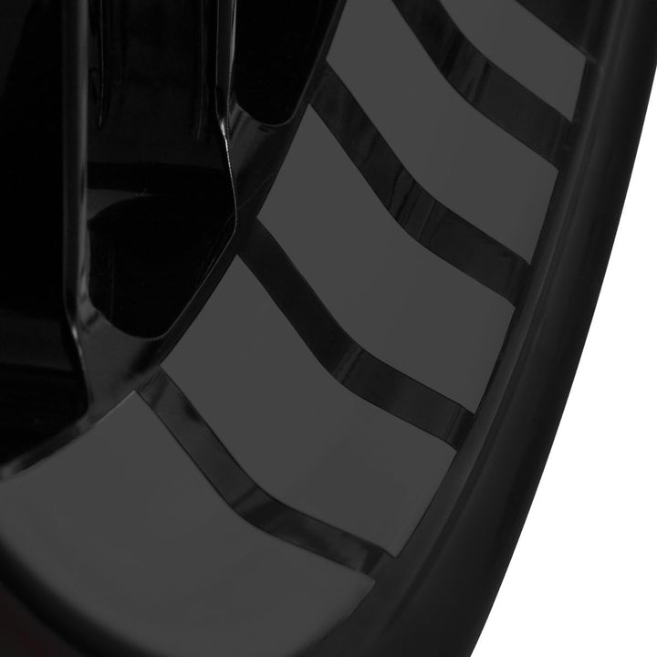 Motoking Felgenbettaufkleber im GP Design - Komplettset für 16" bis 19" - Farbe & Breite wählbar dun