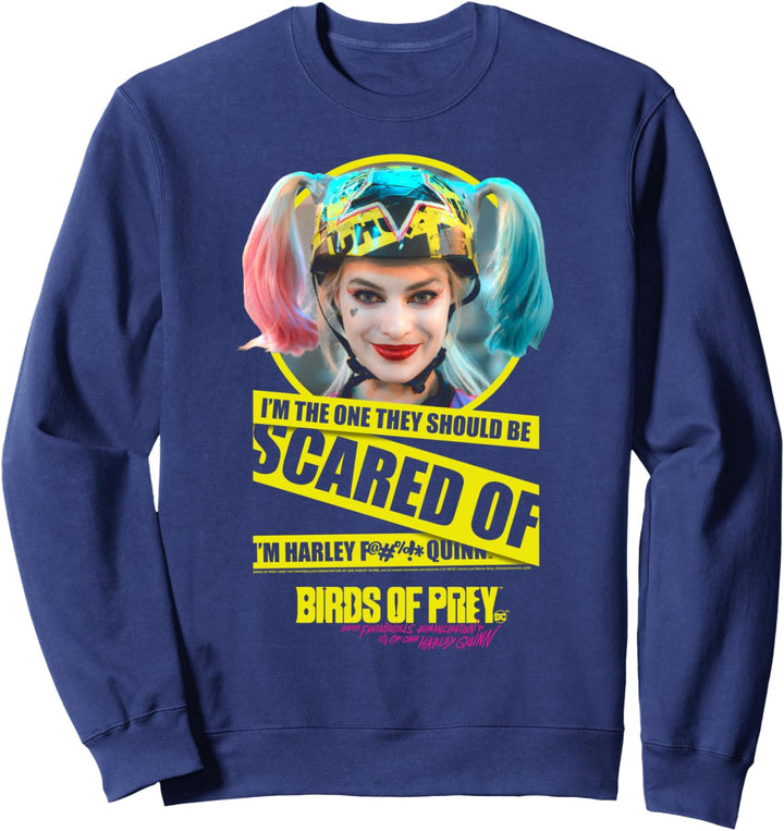 Birds of Prey Harley Quinn Scared Of Sweatshirt