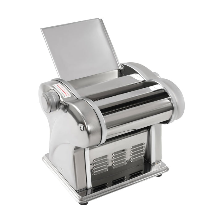 Elektrische Nudelmaschine 2 Messer 8 Stufen für Haushalt Pasta | 1,5mm &amp; 4mm Messer, 135W, integrier