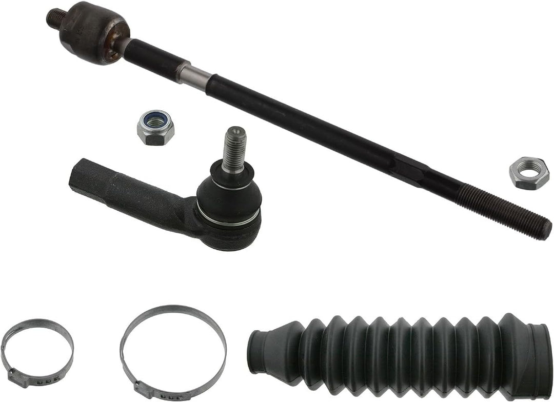 febi bilstein 44740 Spurstange mit Lenkmanschettensatz , 1 Stück Vorderachse rechts, Vorderachse rec