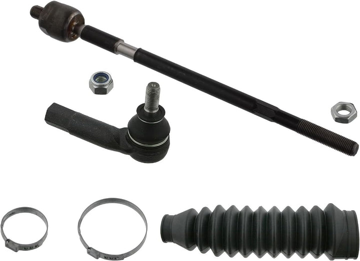 febi bilstein 44740 Spurstange mit Lenkmanschettensatz , 1 Stück Vorderachse rechts, Vorderachse rec