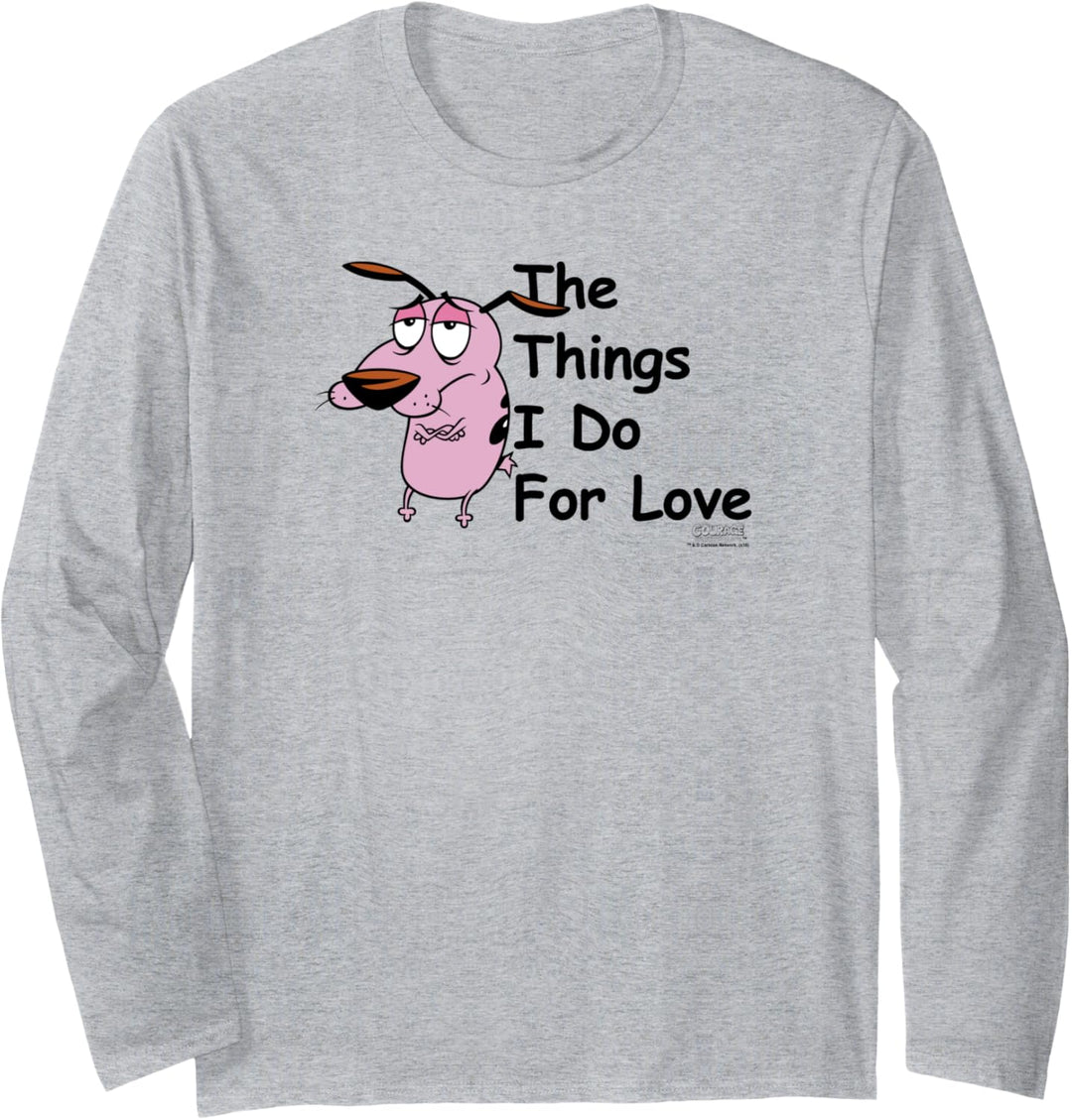 Courage the Cowardly Dog For Love Langarmshirt