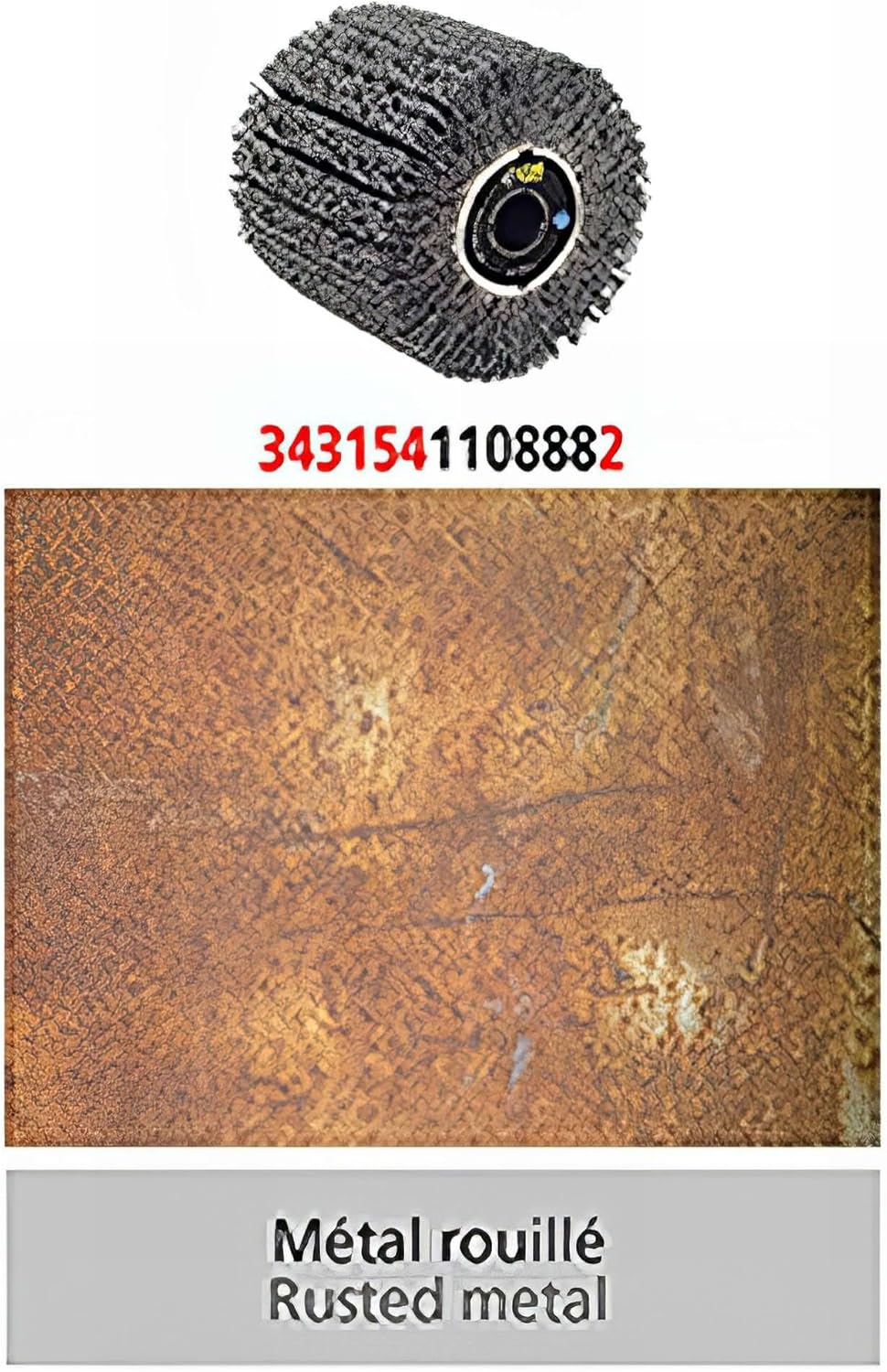 Fartools 110888 Bürste Siliziumkarbid für Renovierer, Siliziumkarbid