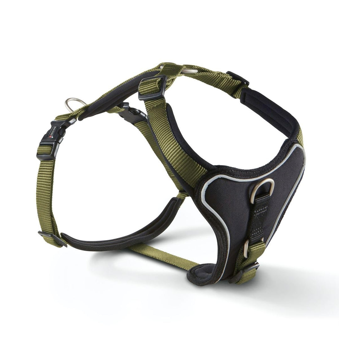 Wolters Geschirr Professional Comfort, Grösse:60-70 cm, Farbe:Olive/schwarz 60 - 70 cm olive/schwarz