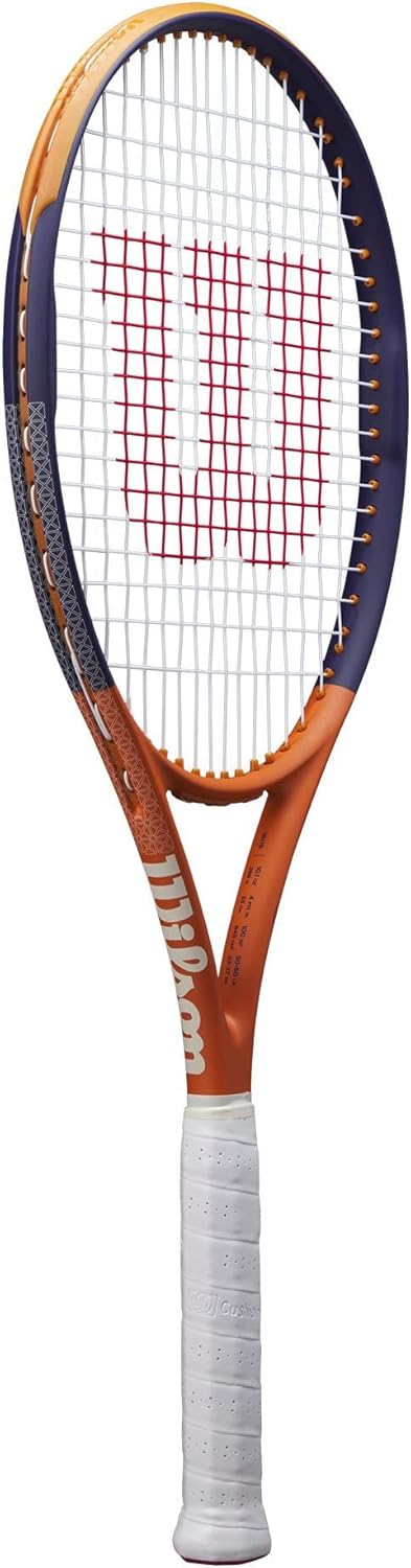 Wilson Roland-Garros Equipe Tennis Racket 4-1/8" (1) Marineblau / Weiss, 4-1/8" (1) Marineblau / Wei