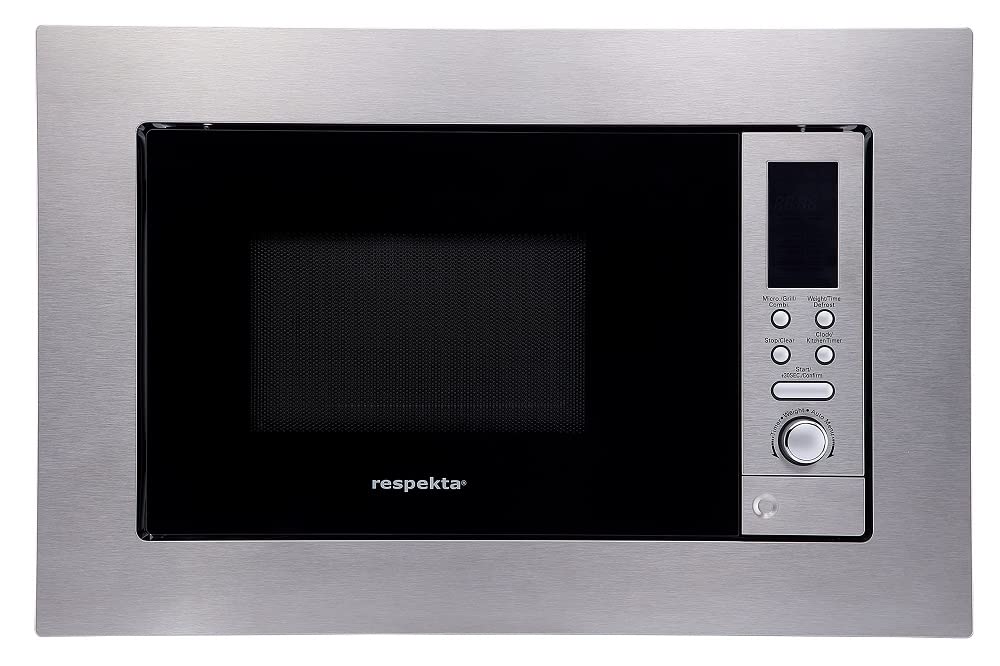 respekta Einbau Mikrowelle 800 Watt Edelstahl MW 800 mit