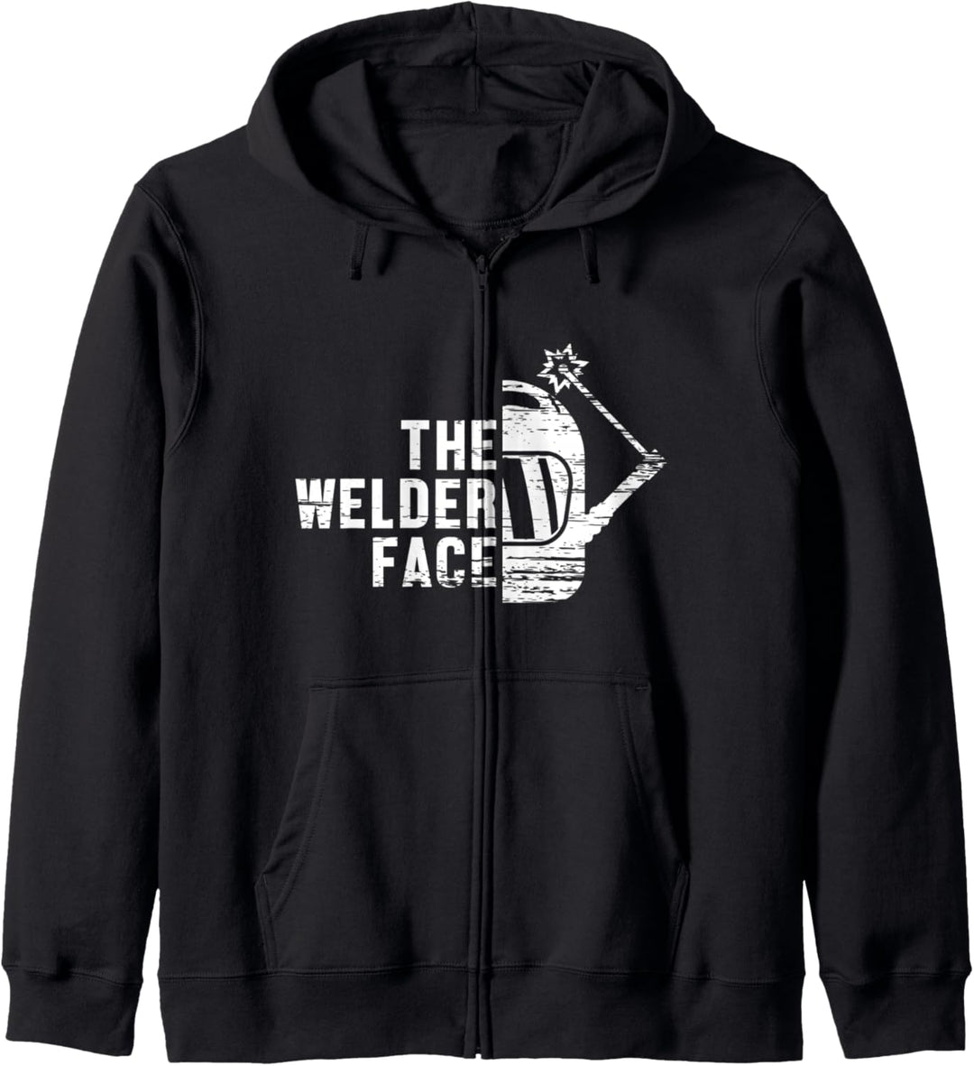 Schweisser Gesicht Schweissen Schweisser Schweissfachingenieur Kapuzenjacke