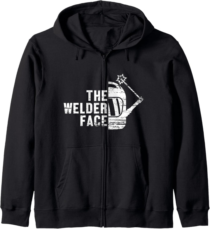 Schweisser Gesicht Schweissen Schweisser Schweissfachingenieur Kapuzenjacke