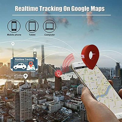 Winnes GPS Tracker 4G, GPS Tracker Auto Globale Positionierung Für Motorrad,Auto,LKW Auto GPS Tracke