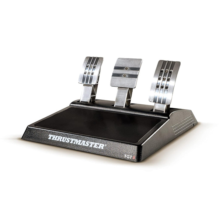 Thrustmaster T-GT II, Rennlenkrad mit Set aus 3 Pedalen, PS5, PS4, PC, Echtzeit-Force-Feedback, Bürs