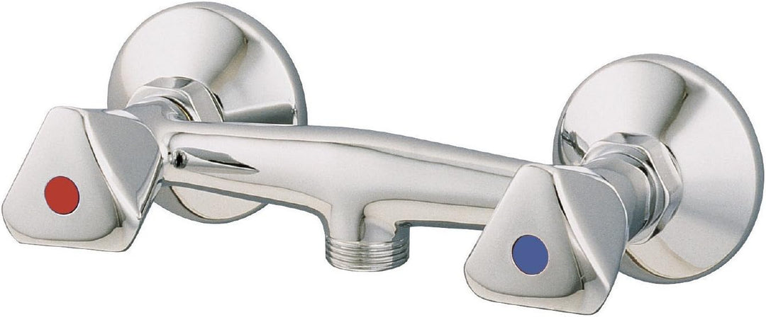 aquaSu® Zweigriffmischer Standard für Brause | Chrom | Wasserhahn, Brause
