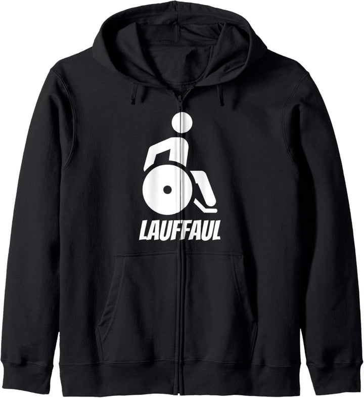 Rollstuhlfahrer Lustiger Rollstuhl Spruch Lauffaul Kapuzenjacke