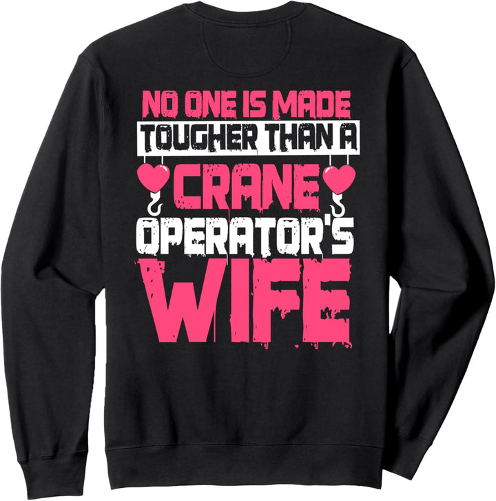 Kranführer Geschenke Design auf der Rückseite der Kleidung Sweatshirt