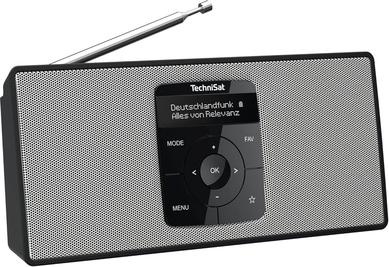 TechniSat DIGITRADIO 2 S - Tragbares DAB Stereo-Radio mit Akku (DAB+, UKW, Bluetooth Audiostreaming,