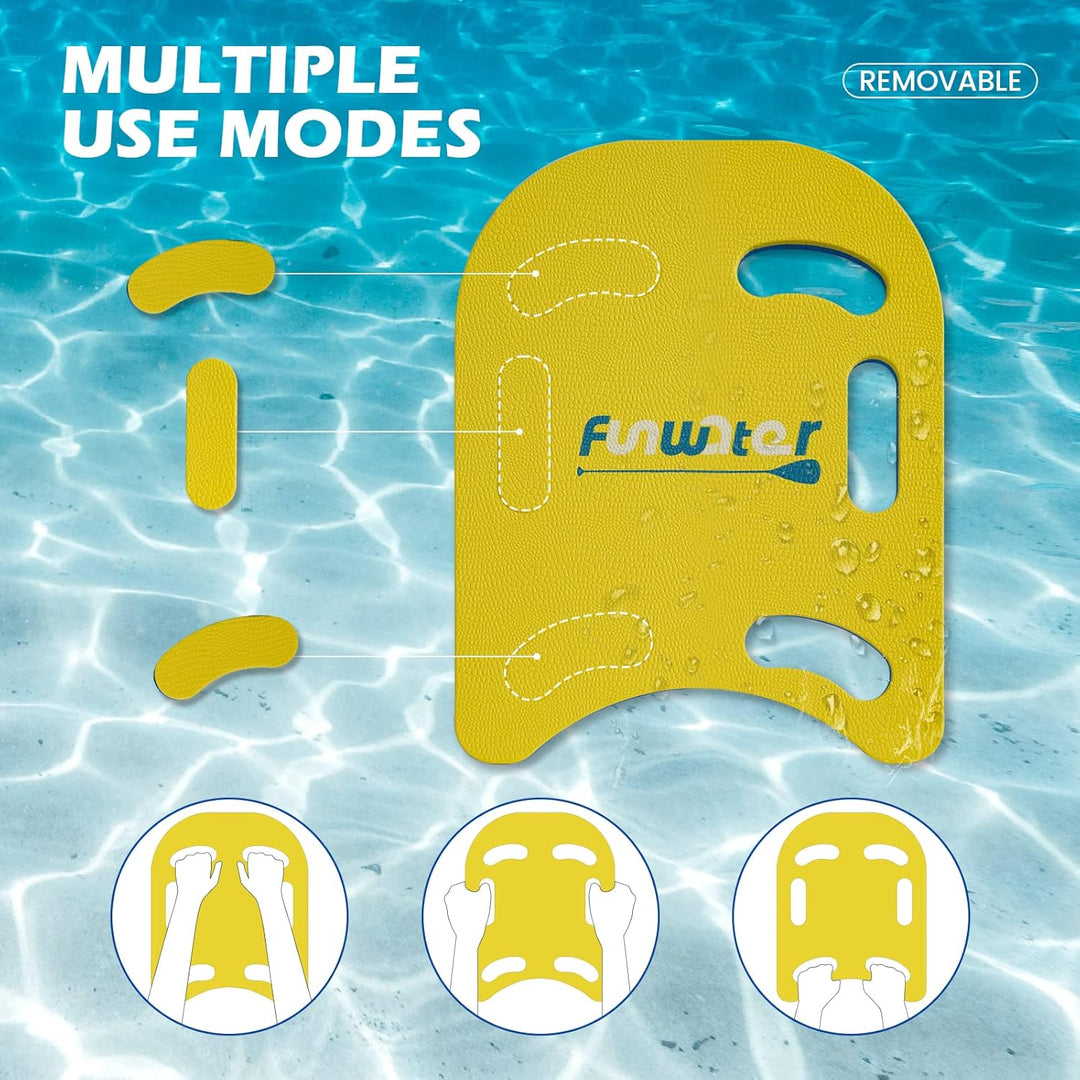 FunWater Schwimmbrett Kickboard für Kinder und Erwachsene Trainingsausrüstung PE Schaumstoff Schwimm
