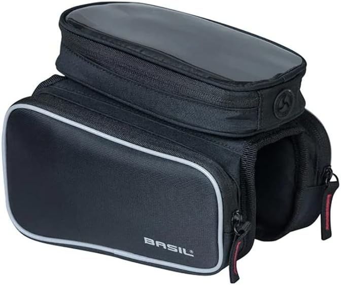 Basil Sport Design Oberrohr Rahmentasche Doppel M - Geeignet für Elektrisches, City, Damen, Herrenfa