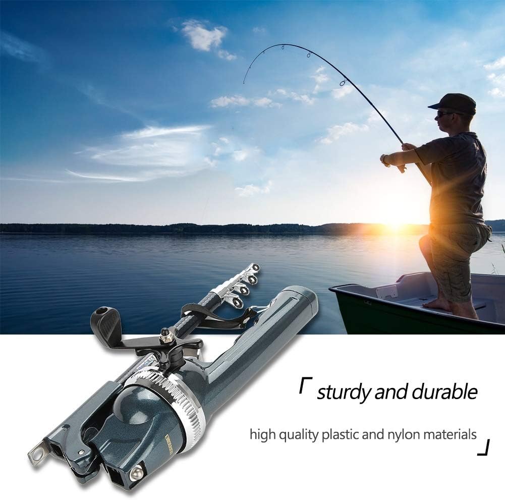 DEWIN Angelrute, Fishing Rod Angelgriff und Zubehör für geschlossenes Rollengeschirr