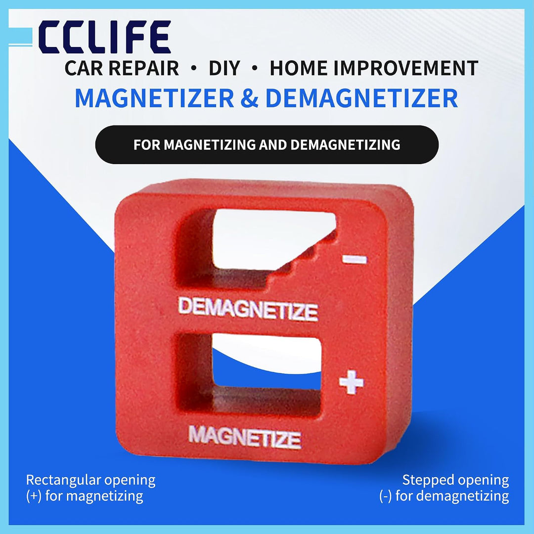 CCLIFE Innensechskantschlüssel set mit Griff Kugelkopf 10tlg | Magnetischer Kugelkopf, langer Hebel,