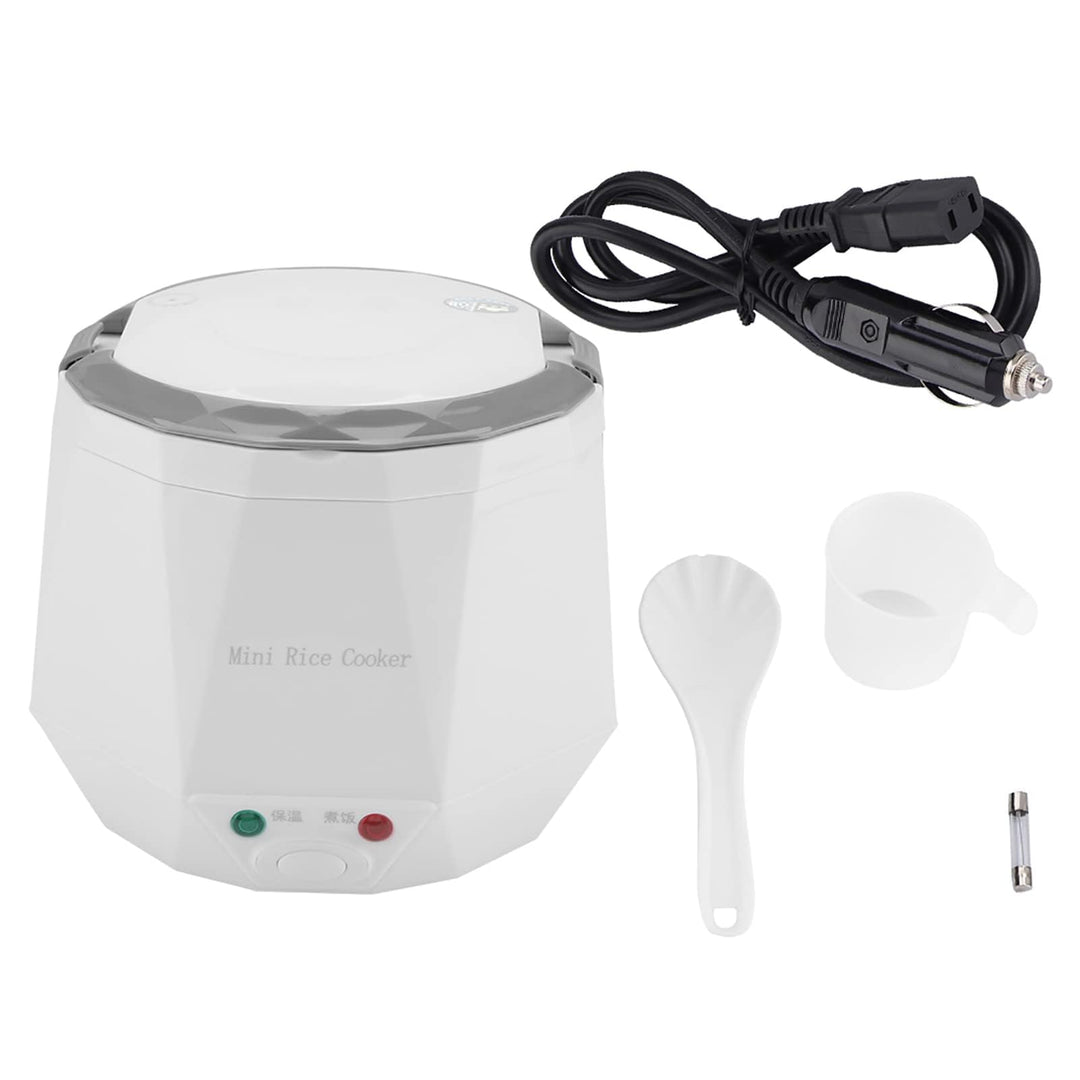 Tragbarer Multifunktionaler Dampfgarer, 1,6-l-Mini-Elektrotopf für Den LKW-Einsatz, 24-V-140-W-Reisk