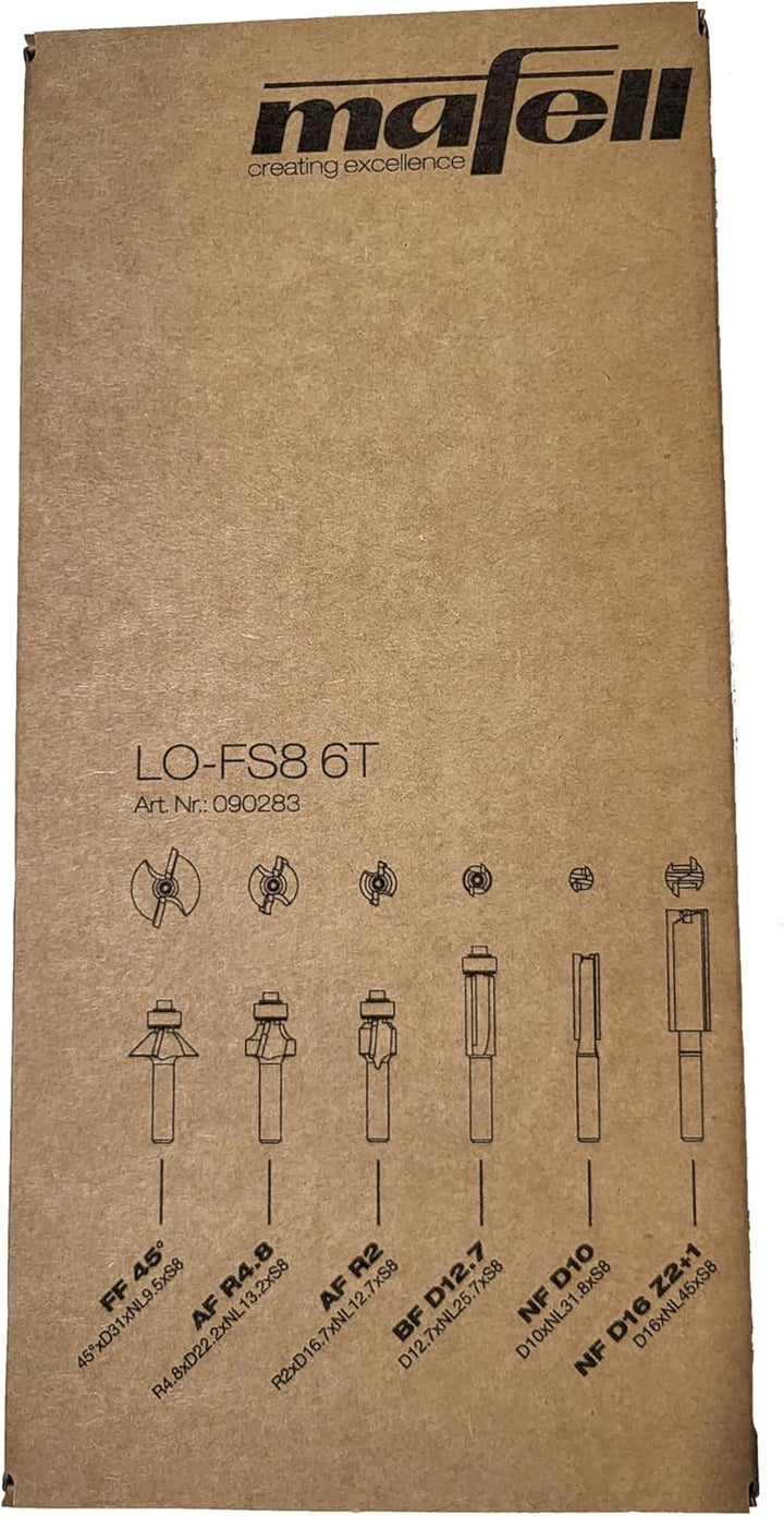 Mafell Fräser-Set LO-FS8 6T