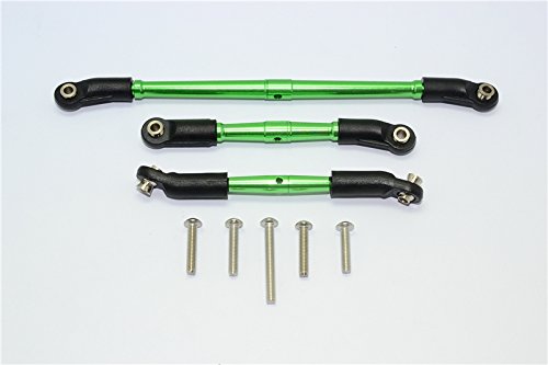 GPM for Traxxas TRX-4 Trail Defender Crawler Aluminum Front Adjustable Steering Link & Suspension Li