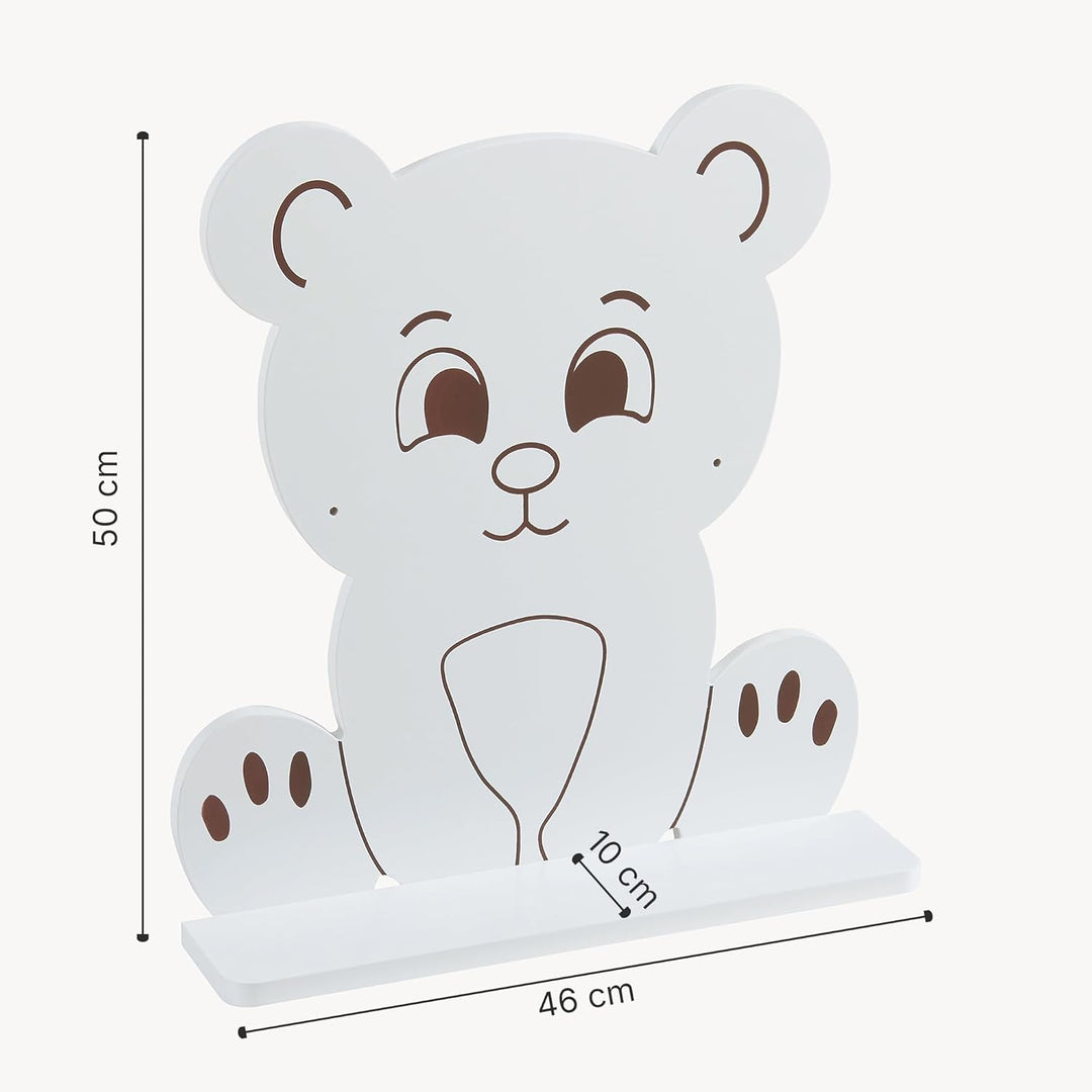 [en.casa] Kinder-Wandregal Korsør bis 2 kg pro Regal Wandboard für Kinderzimmer Hängeregal Kinderzim