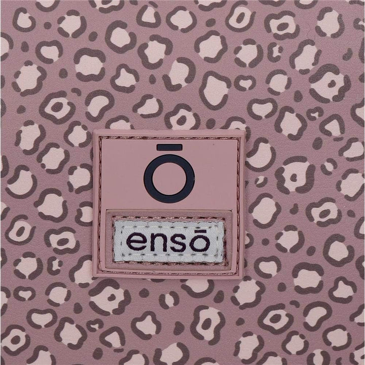 Enso My little cat Kosmetikkoffer mit drei Fächern Violett 23x17,7x10 cms PVC und Polyester Grosse T