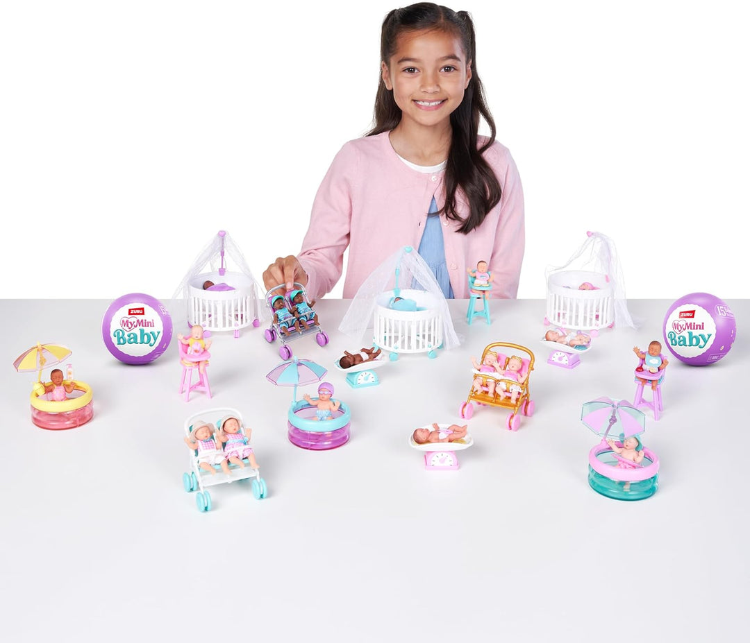 5 Surprise My Mini Baby Serie 2 (2 Kapsel) von ZURU, Überraschungskapsel zum Sammeln, Spielzeug für