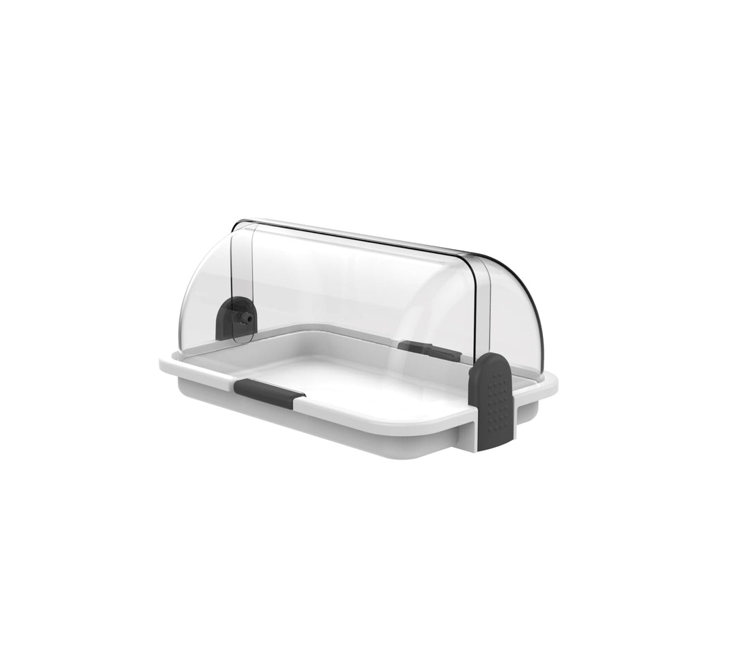 Biesse Brotkasten-Mehrzweck, Plastik, Weiss, 30 x 14 x 20 cm, Weiss