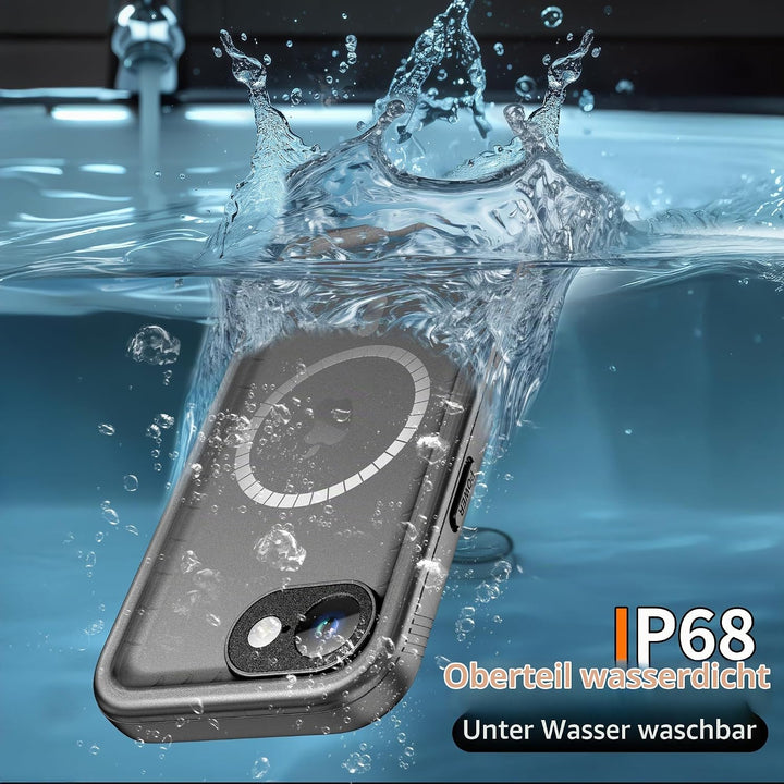 Cozycase TOP Militärschutz Hülle für iPhone 16e 17e Kompatibel mit MagSafe wasserdichte 360 Grad Pan