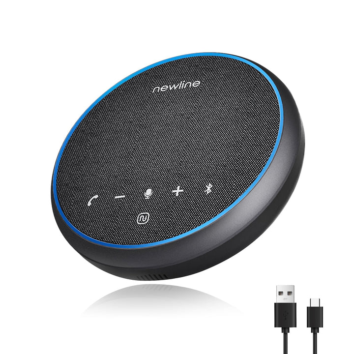 N newline Konferenzlautsprecher mit Mikrofon Bluetooth USB Lautsprecher für PC, Geräuschunterdrückun
