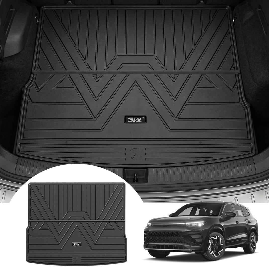 3W Kofferraumwanne für Volkswagen Tiguan 3 2025-2026, Nicht für PHEV, Thorex™ Allwetter Hundefreundl