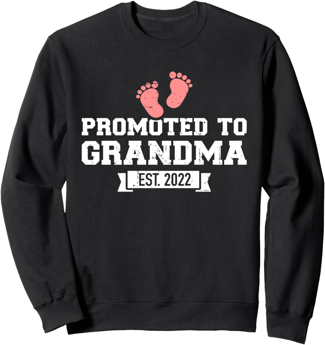 Zur Oma befördert 2022 Schwangerschaft verkünden Sweatshirt