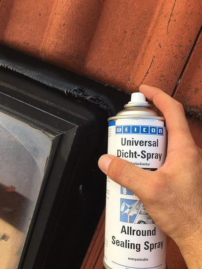 WEICON Universal Dicht-Spray 400 ml 2er Set | Dichtmittel für den Innen- und Aussenbereich | Sprühku