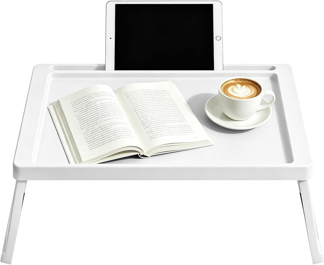 Klappbarer Betttisch Betttablett, Multifunktionaler Laptoptisch, Platzsparendes Frühstückstablett, 5
