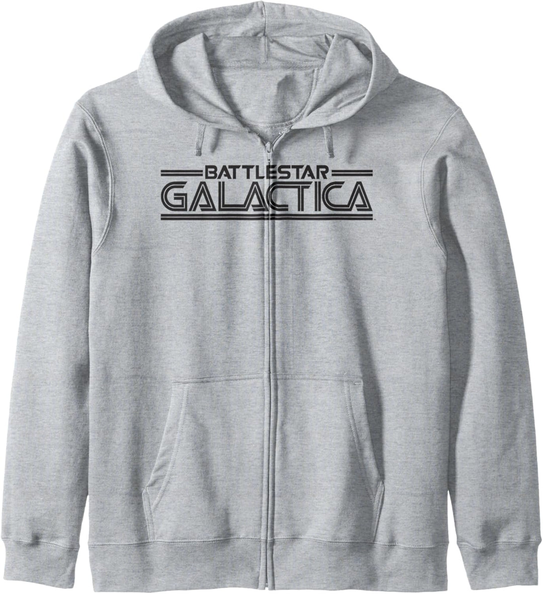 Battlestar Galactica Silver Title Logo Kapuzenjacke