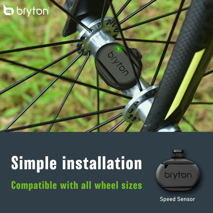 Bryton Geschwindigkeitssensor ANT+/BLE ohne Magnet für Nabe