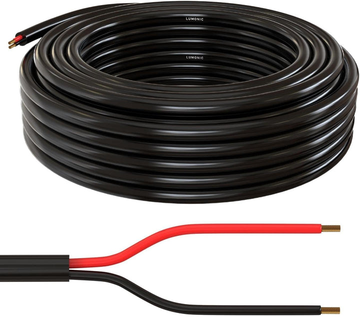 10m Lumonic 1m FLRYY Fahrzeugkabel 2 adrig I Fahrzeugleitung mit Kabelquerschnitt 2x 2,5mm² I Kabel